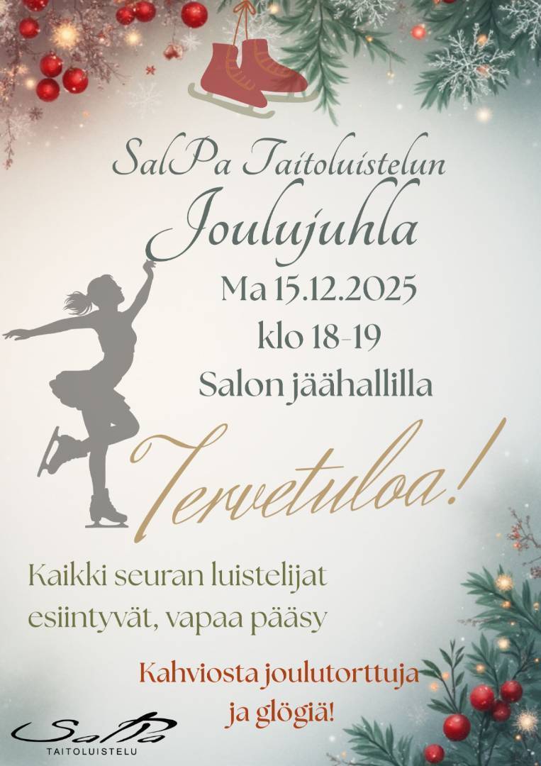 Joulujuhla 15.12.25  klo 18-19