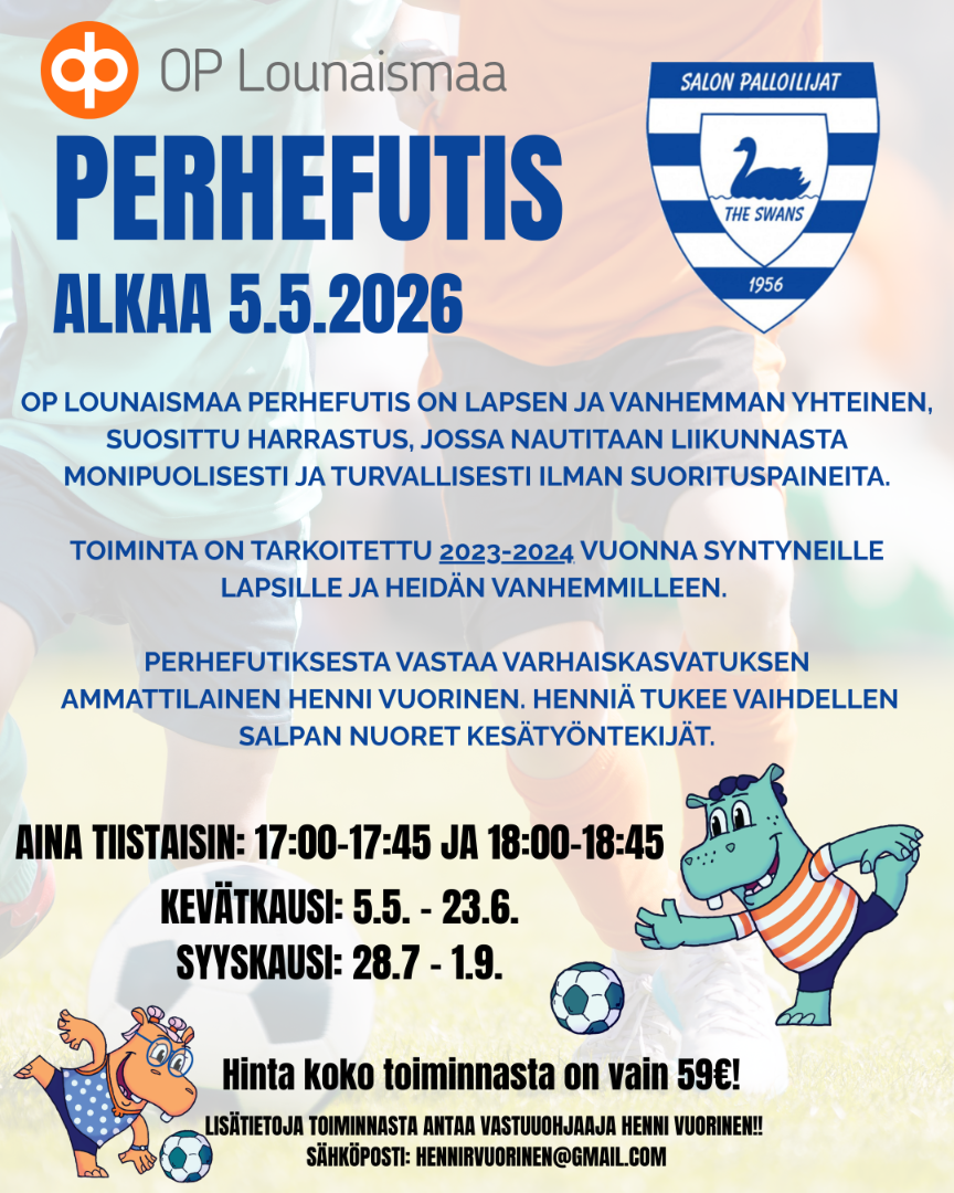 Perhefutis on täällä taas!