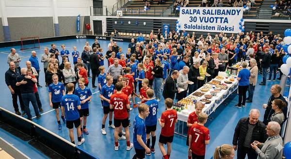 Yhteinen kaudenpäätös ja salibandyn 30-vuotisjuhla 8. toukokuuta