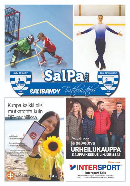 SalPan Salibandy / Taitoluistelu kausijulkaisu 2019