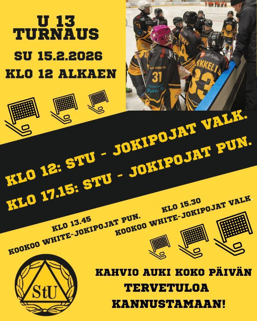 Koti turnaus Stu U13 joukkueella!