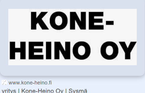 KONE-HEINO OY