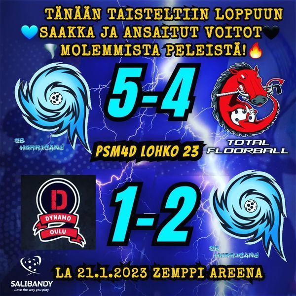 H​URRIKAANIT VOITOILLA SARJAKÄRKEEN!💙🖤🌪🔥