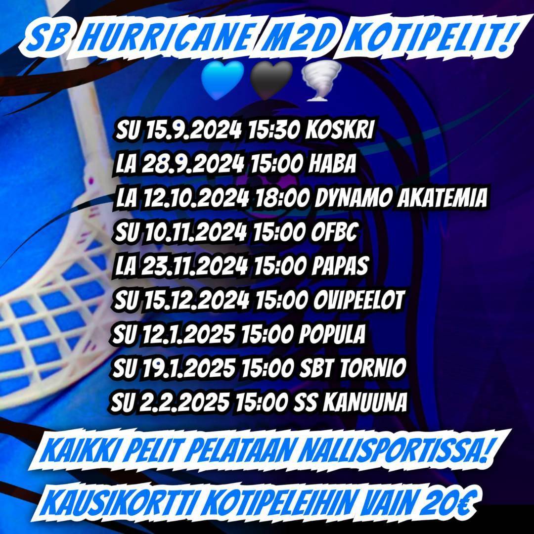 Edustuksen kotipelit! 💙🖤🌪