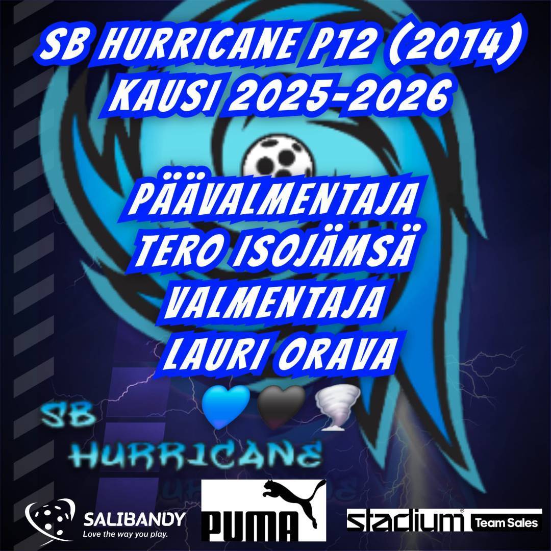 SB Hurricane P12 (2014) joukkueen valmennus alkavalle kaudelle!