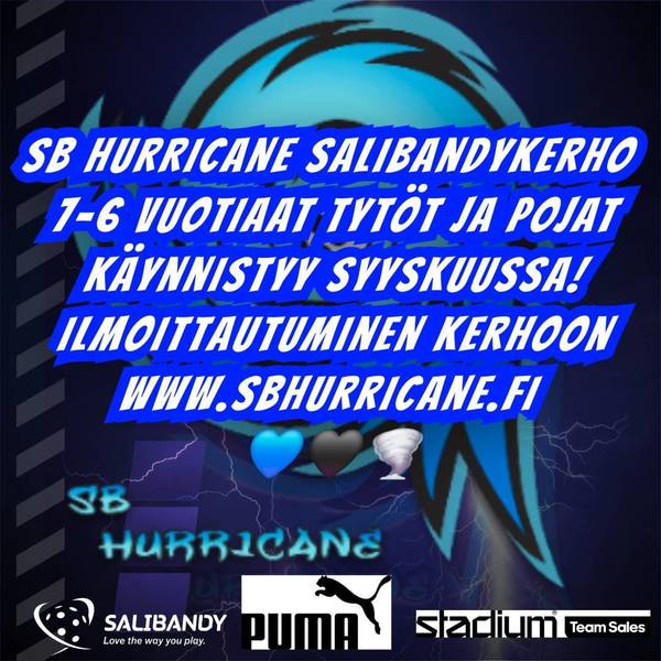 Salibandykerho 7-6 vuotiaat (2018-2019) ilmoittautuminen nyt auki!