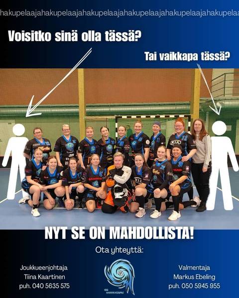 Pelaajahaku käynnissä!💙🖤🌪
