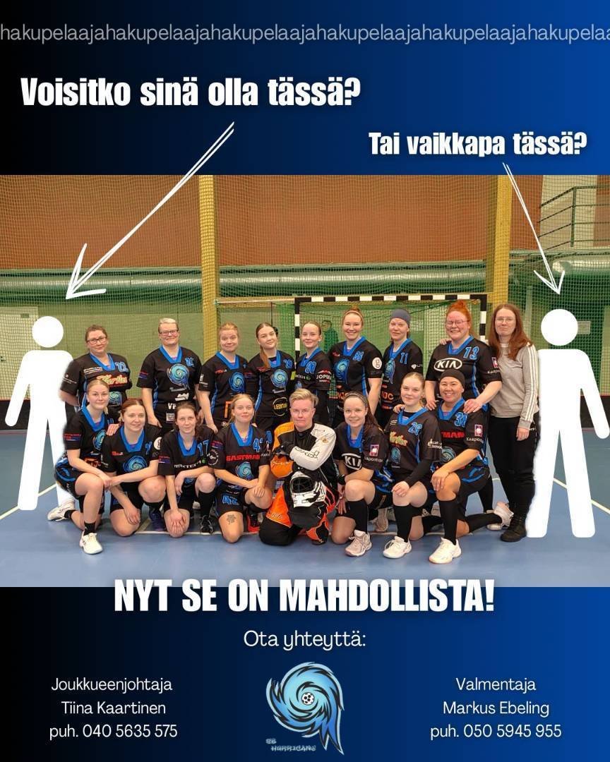 Pelaajahaku käynnissä!💙🖤🌪