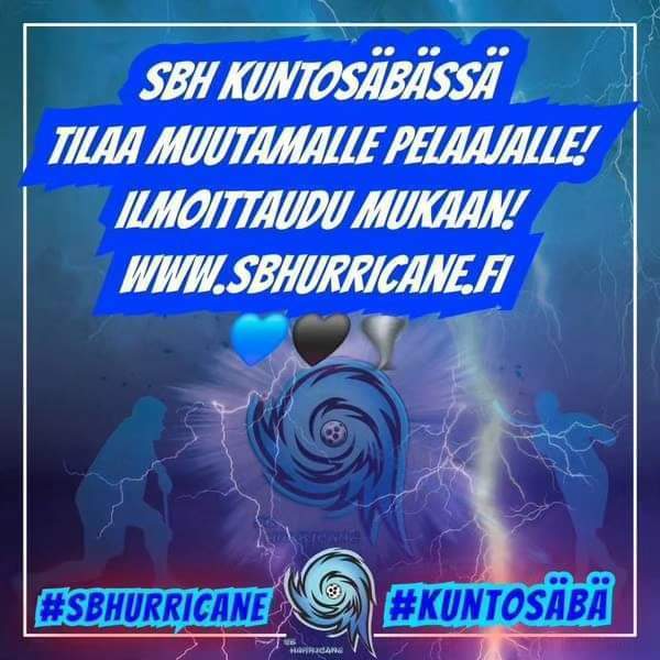 SBH Kuntosäbä rinkiin mahtuu muutama pelaaja! 💙🖤🌪
