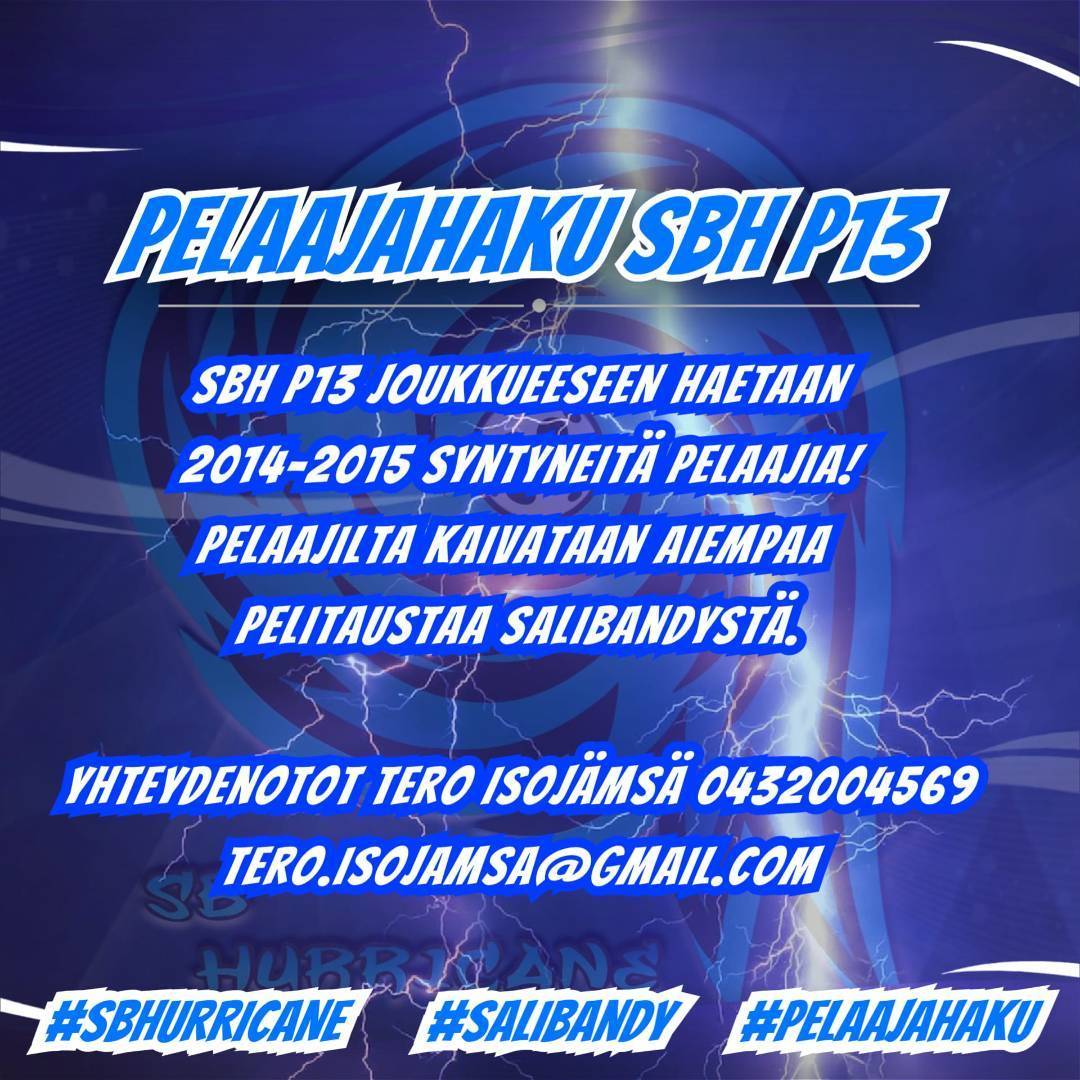 Pelaajahaku P13 💙🖤🌪 