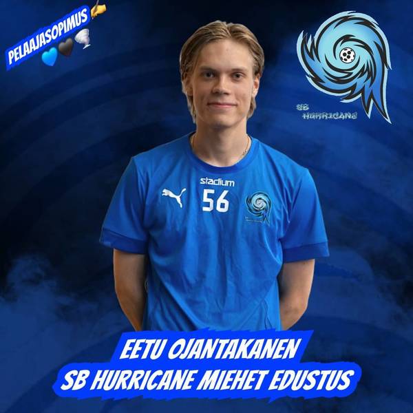 ​Eetu Ojantakanen Hurrikaaneihin! 💙🖤🌪👊