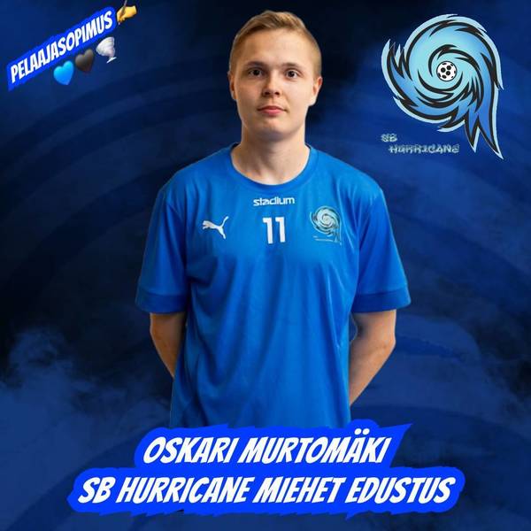 ​Oskari Murtomäki Hurrikaaneihin! 💙🖤🌪