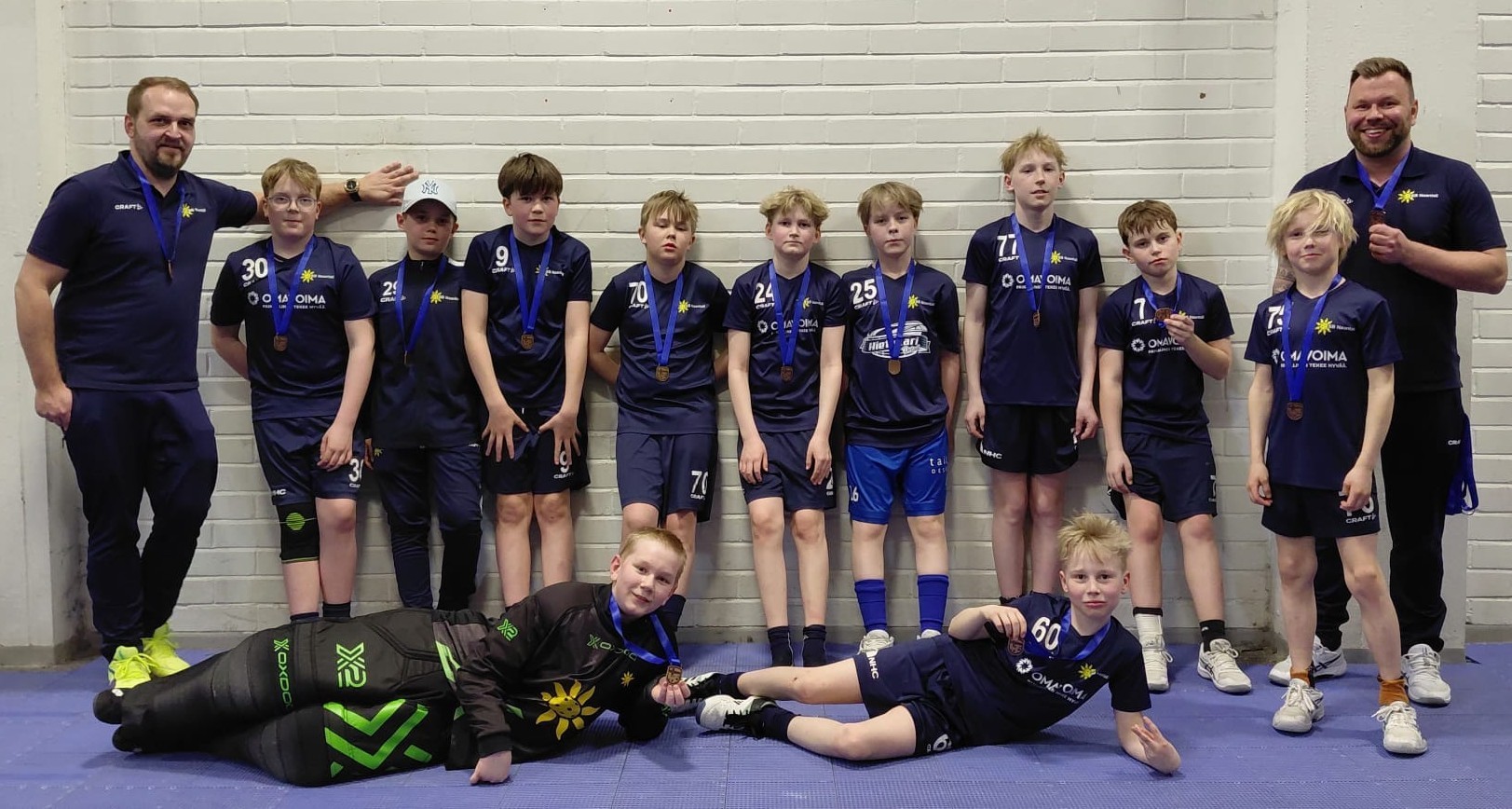 Poikajuniorien lopputurnauksista mitaleita