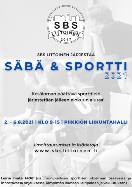 Säbä & Sportti 2021-kesäleiri