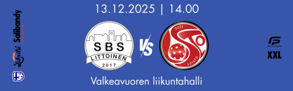 SBS Littoinen kohtaa FBC Loiston Suomen Cupin neljännesvälierässä! 
