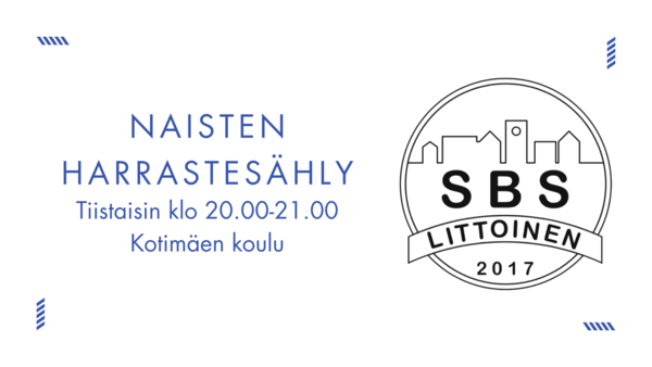 Naisten harrastesählyä tiistaisin Kotimäen koululla klo 20.00-21.00