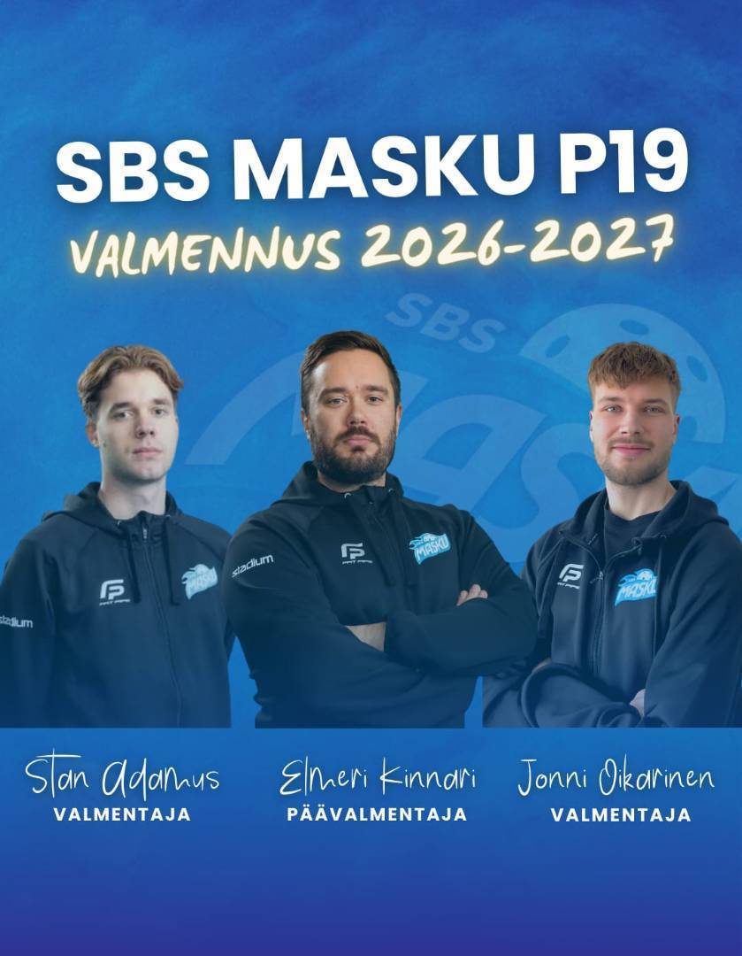 P19 -ikäluokan valmennus lukittu, Kinnari-Oikarinen kaksikko jatkaa ja Stan Adamus mukaan tiimiin!
