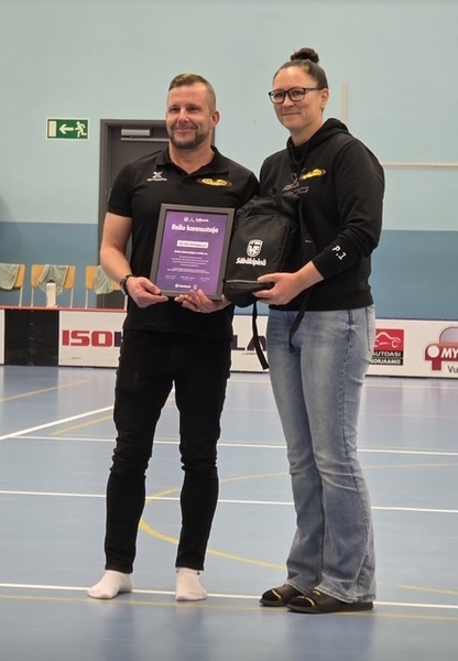 Reilu kannustaja -palkinto Peter Österholmille