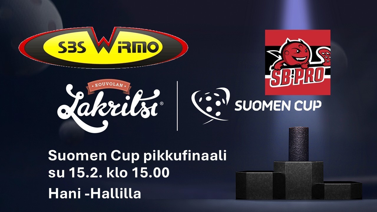 Suomen cupin pikkufinaali 15.2.klo 15.00 Hani- Hallilla.