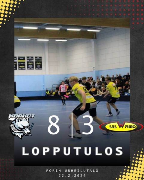 Karhut kova kotonaan