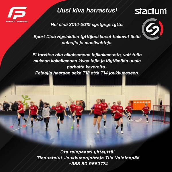 T12-14 Tytöt valmiina uuteen kauteen