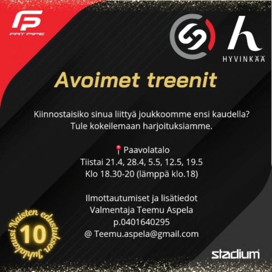 We want you -pelaajaksi naisten edustukseen?