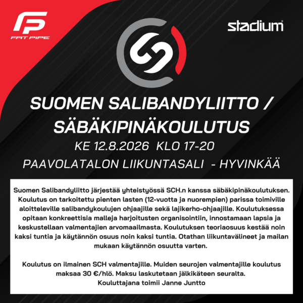 Säbäkipinäkoulutus 12.8.2026
