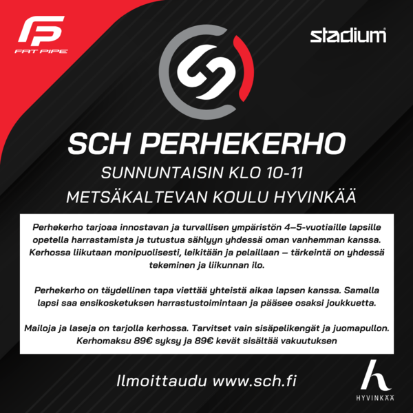 Syksyn 26-27 Perhekerhoon ilmoittautuminen avattu