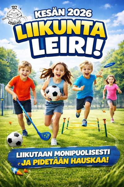 MONIPUOLISEN LIIKUNNAN SÄBÄLEIRIT TULEE TAAS KESÄKUUSSA!