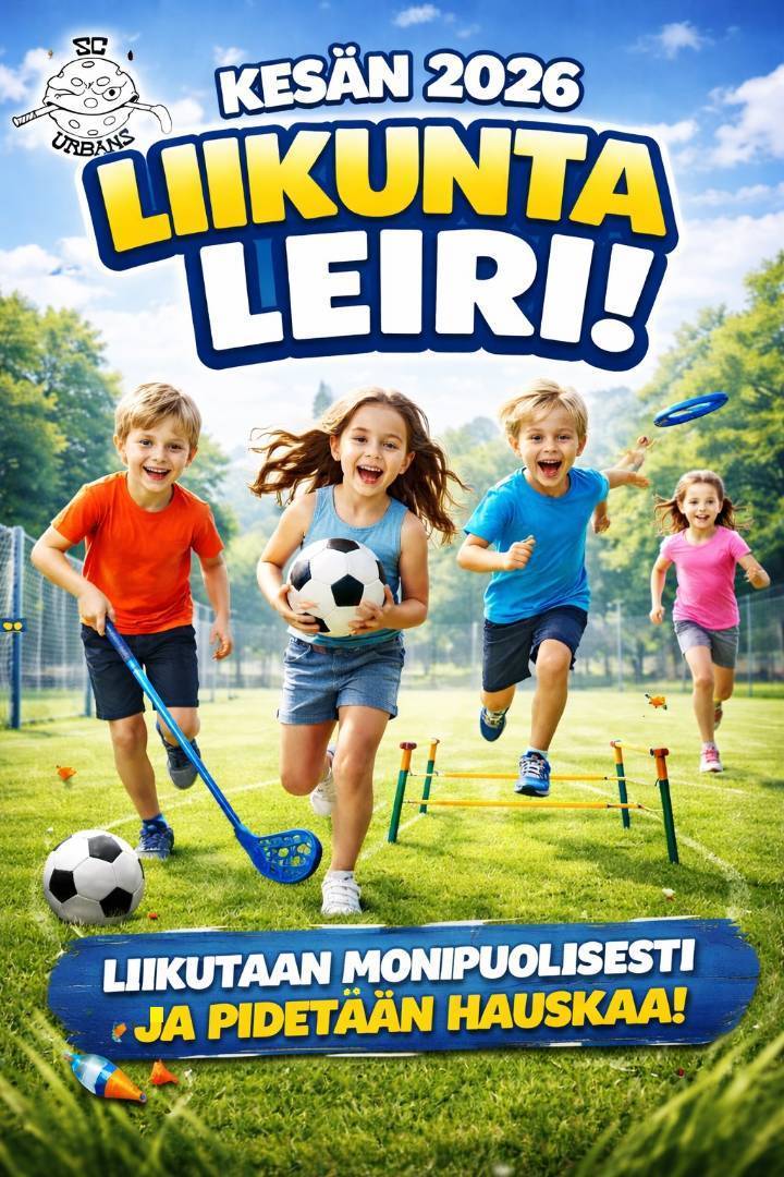 MONIPUOLISEN LIIKUNNAN SÄBÄLEIRIT TULEE TAAS KESÄKUUSSA!