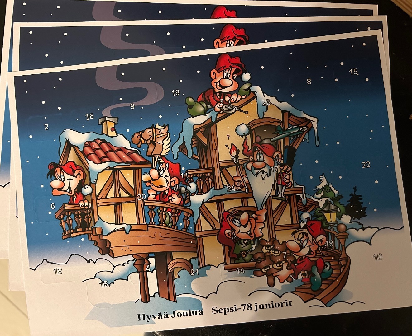 Joulukalenteriarpa 2025