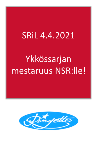Ykkössarjan mestaruus NSR:lle!