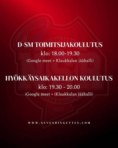 NSR toimitsijakoulutukset