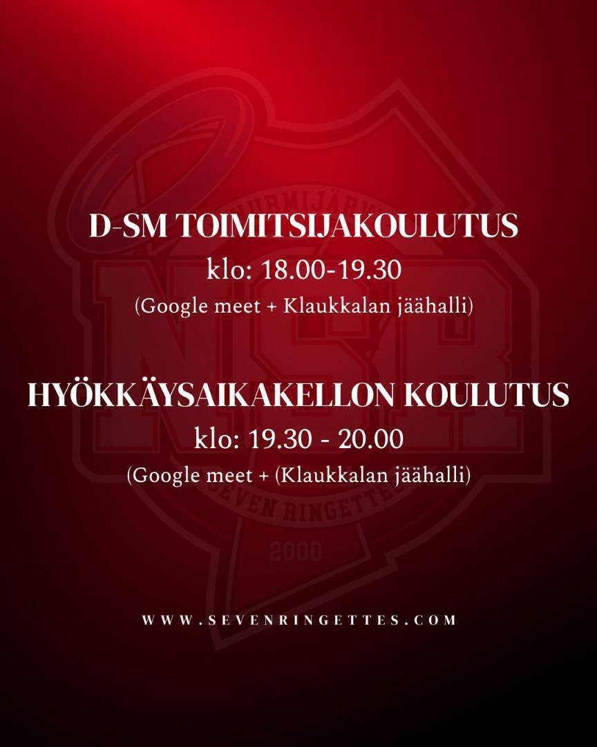 NSR toimitsijakoulutukset