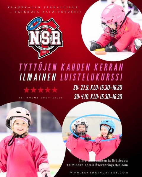 Tyttöjen ilmainen luistelukurssi