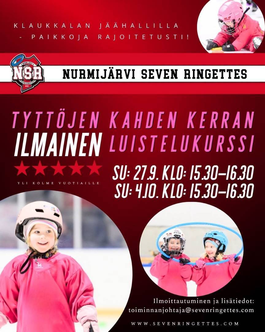 Tyttöjen ilmainen luistelukurssi