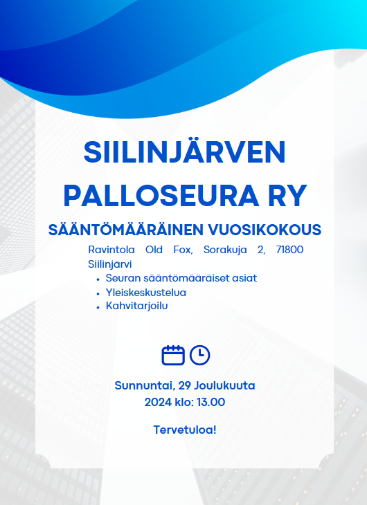 SiPS ry Vuosikokous 29.12.2024