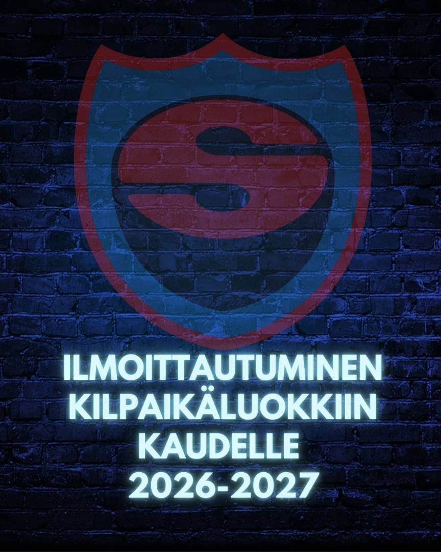 Ilmoittautuminen kilpaikäluokkiin kaudelle 2026-2027