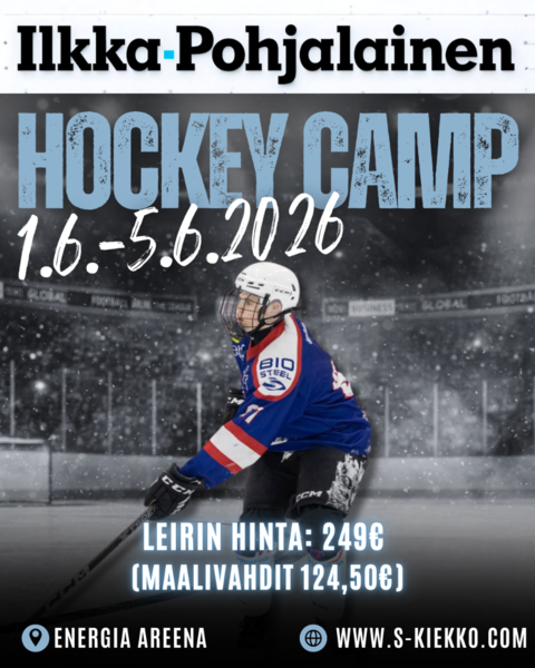 Ilkka-Pohjalainen Summer Hockey Camp 1.6.-5.6.2026!
