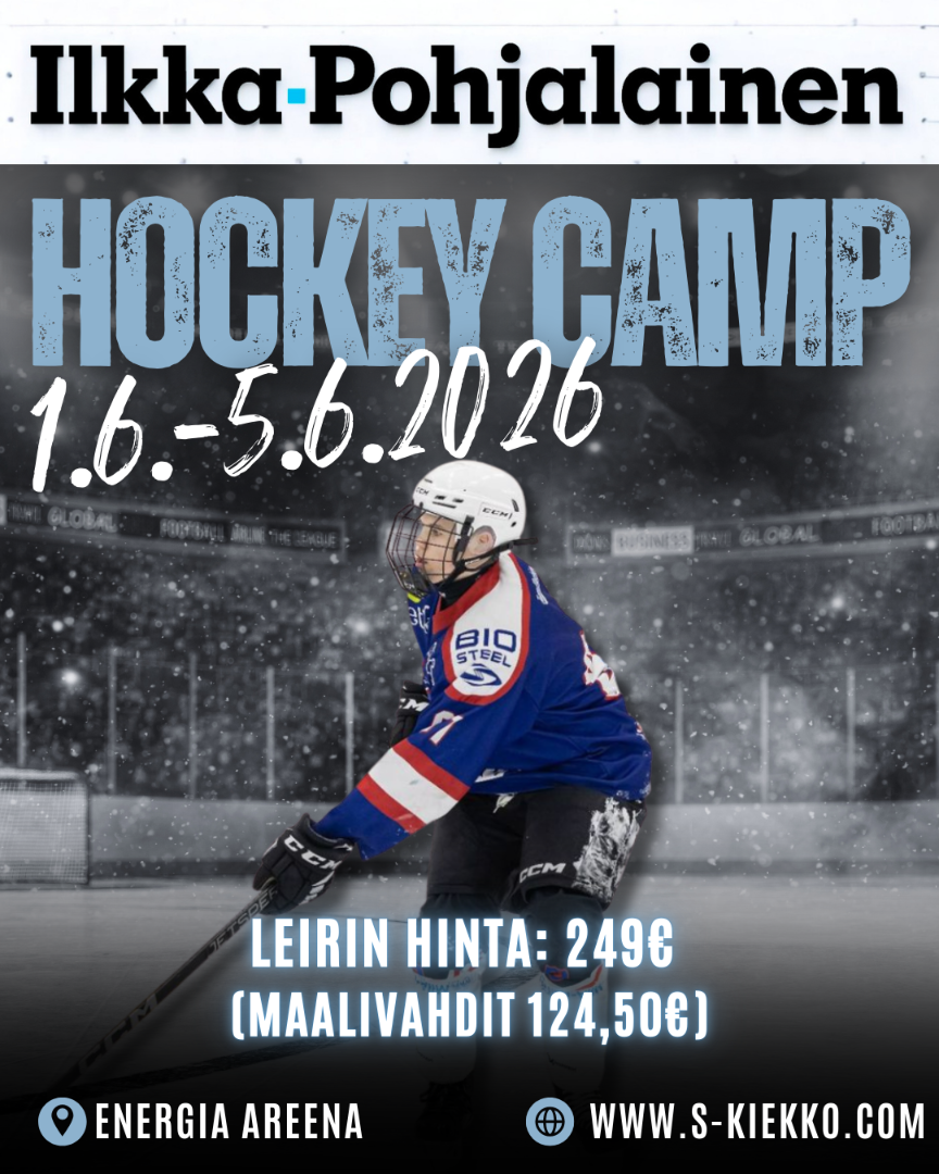 Ilkka-Pohjalainen Summer Hockey Camp 1.6.-5.6.2026!