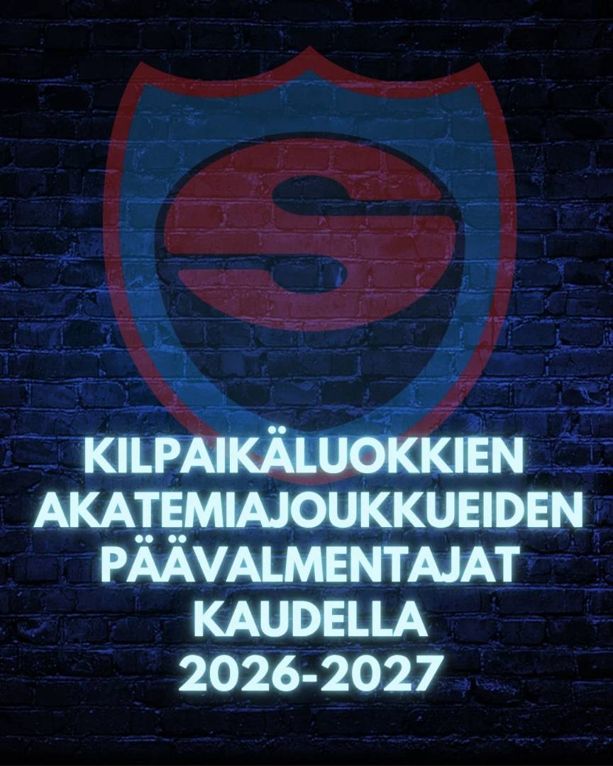 Kilpaikäluokkien akatemiajoukkeiden päävalmentajat on valittu kaudelle 2026-2027