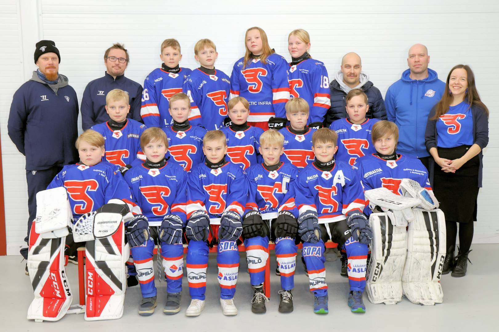 U10-joukkueen joukkueenjohtajien terveiset