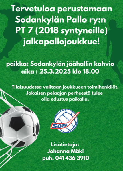 PT 7 perustamispalaveri, tervetuloa!