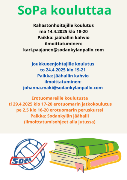 Jalkapallojaosto kouluttaa toimihenkilöitä