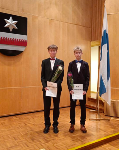 Sodankylän kunta palkitsi nuoria urheilijoita