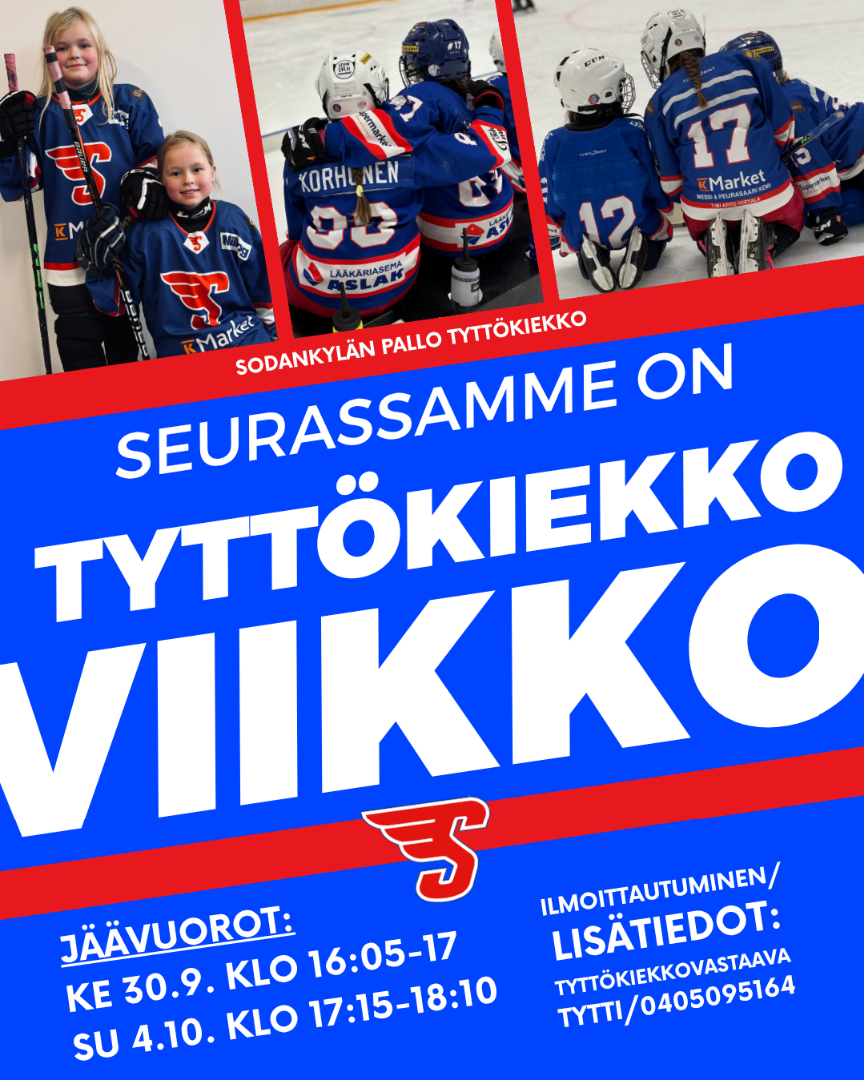 Tyttökiekkoviikko tulee taas!