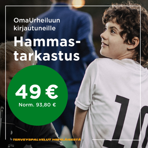 Terveyspalvelut Steelersläisille - Hammastarkastus vain 49€