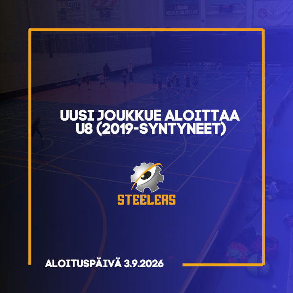 U8 (s.2019) - Uusi joukkue aloittaa syyskuussa