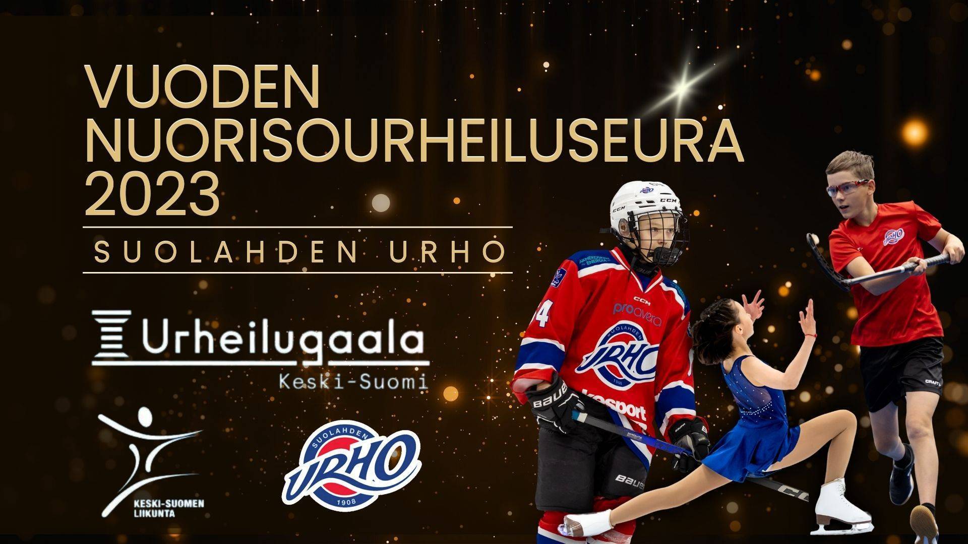 Suolahden Urho on vuoden 2023 Nuorisourheiluseura! Seuralle myös muita palkintoja!