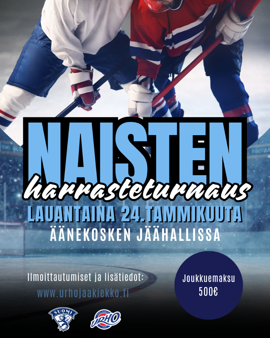 Naisten harrasteturnaus Suolahdessa lauantaina 24.1.